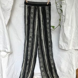 Forever 21 patterned flare pants